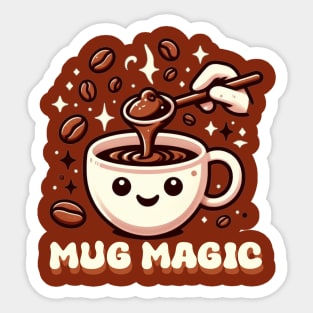 mug magic Sticker